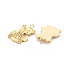 Pendentifs en acier inoxydable 304 avec placage ionique (IP) et montures en strass&nbsp;STAS-N097-182LG