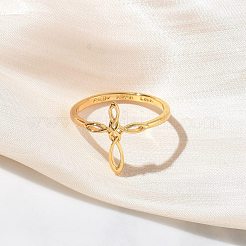 Anillos de latón para las mujeres&nbsp;RJEW-K261-07A-G