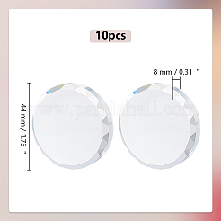 10 Stück Nagelkunst-Make-up-Palettenständer aus Glas&nbsp;MRMJ-WR0001-09