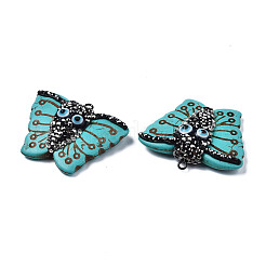 Синтетические бирюзовые подвески&nbsp;TURQ-N213-02