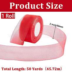 1 рулон прозрачной органзовой ленты&nbsp;SRIB-CY0001-22C-05