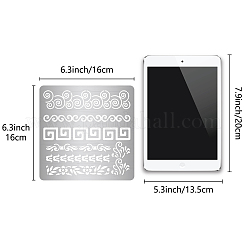 Трафареты для штампов из нержавеющей стали&nbsp;DIY-WH0238-144