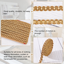 S-образная кружевная отделка из полиэстера&nbsp;OCOR-WH0068-80A