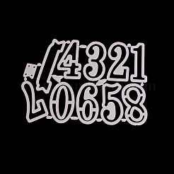 Номерная рамка из углеродистой стали умирает трафареты&nbsp;DIY-F036-19