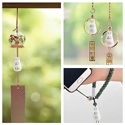 8шт 4 цвета фарфоровые бусины ручной работы&nbsp;PORC-YW0001-38