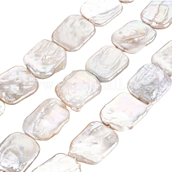 1 hebra de cuentas de perlas keshi naturales&nbsp;PEAR-PA0001-12