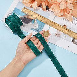 10 ярд полиэстеровой плиссированной ленты для украшения одежды&nbsp;DIY-FI0001-13G