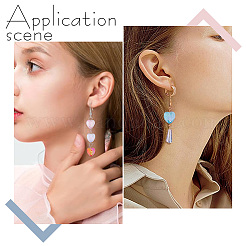 640шт 16 стиля экологически чистые прозрачные акриловые бусины&nbsp;MACR-HY0001-10