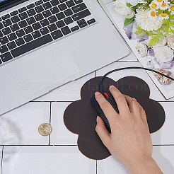 Подставки для мышей из коровьей кожи&nbsp;AJEW-WH20070-137