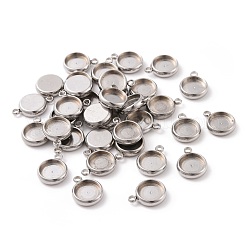 Cabochon pendenti in acciaio inossidabile 304 anti-ossidazione&nbsp;STAS-K202-03C-P