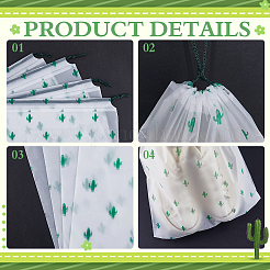 Полиэтиленовые пластиковые мешки для хранения на шнурке&nbsp;ABAG-WH20010-01A