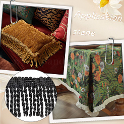 Rubans à pompons torsadés en polyester de 5 mètre&nbsp;OCOR-WH20005-39A
