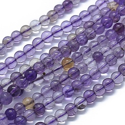Braccialetti avvolgenti con perle naturali di ametrina&nbsp;BJEW-D443-05