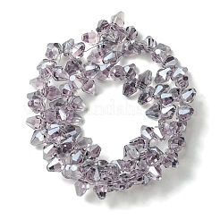 Trasparenti perle di vetro placca fili&nbsp;GLAA-K064-06A-AB02