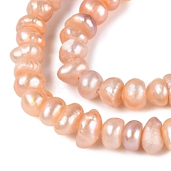 Filo di perle di perle d'acqua dolce coltivate naturali&nbsp;PEAR-N015-04C-01B