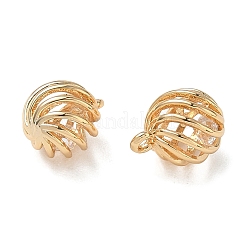 Pendenti in zirconi cubici trasparenti in micro pavè di ottone&nbsp;KK-D261-01G-06