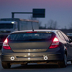 Водостойкие пластиковые светоотражающие наклейки для домашних животных&nbsp;DIY-WH0580-67A