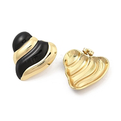 Серьги-гвоздики из нержавеющей стали 304 с вакуумным покрытием PVD для женщин&nbsp;EJEW-Z068-07G