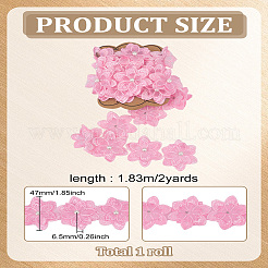 2 Yards Organza-Spitzenstickerei Kostümzubehör&nbsp;DIY-LP0003-27