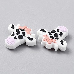 Perline focali in silicone ecologico per uso alimentare per bovini&nbsp;SIL-WH0013-57J