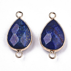 Соединители звеньев натурального лазурита&nbsp;G-T131-49B