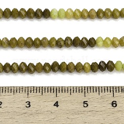 Stränge aus natürlichen gelbgrünen Opalperlen mit Farbverlauf&nbsp;GG-CBA9722-B01-01