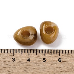 Двухцветные непрозрачные акриловые бусины&nbsp;MACR-Z002-02B