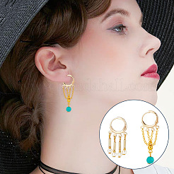 10 пара латунных сережек с рычагом&nbsp;KK-BC0013-27