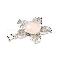 Природного розового кварца подвески&nbsp;G-B033-02P-18