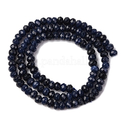 Окрашенная натуральная малайзия жадеит бусины пряди&nbsp;G-E316-2x4mm-16