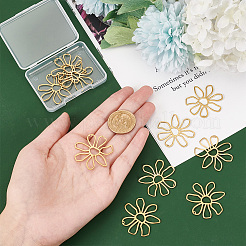 12шт латунные большие подвески&nbsp;KK-BC0011-65