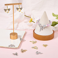 32шт 8 стиля подвески из сплава со стразами&nbsp;FIND-SC0016-48