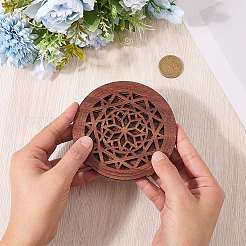 Деревянная крышка звукового отверстия гитары&nbsp;AJEW-WH20018-105A