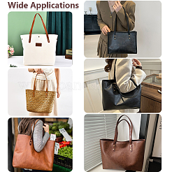 12 шт. 6 цвета ПУ искусственная кожа заклепочные ремни для сумки&nbsp;DIY-CL0002-37A