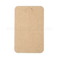 100шт прямоугольный бумажный брелок дисплей карты&nbsp;CDIS-WH0020-20A