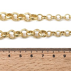 Ожерелья из латунной цепочки 8 мм&nbsp;NJEW-L013-12G