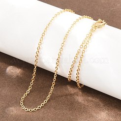 Collares de cadena de cable de latón de 1.7 mm para mujer&nbsp;NJEW-Q351-03G