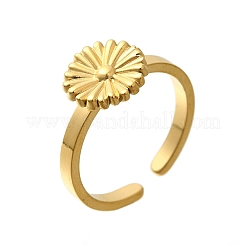 Кольцо-манжета из нержавеющей стали 304 для женщин&nbsp;RJEW-B109-01G-01