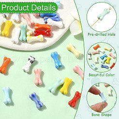 32шт 16 цвета фарфоровые бусины ручной работы&nbsp;PORC-CJ0001-18