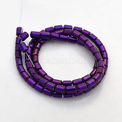 Electroplate non magnetici ematite sintetico fili di perline&nbsp;G-J210A-06