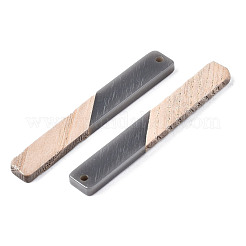 Большие подвески из смолы и дерева&nbsp;X-RESI-T035-19-A01