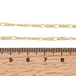 Латунные цепочки Фигаро для женщин&nbsp;NJEW-B157-02G