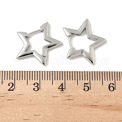 Orecchini a cerchio in ottone&nbsp;EJEW-D320-17P