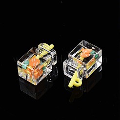 Подвески из смолы с имитацией напитка&nbsp;X-CRES-S359-32M