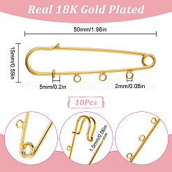 Латунная брошь&nbsp;KK-SC0003-43