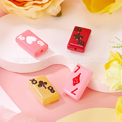 4 шт. окрашенные стеклянные бусины&nbsp;LAMP-TA0001-97