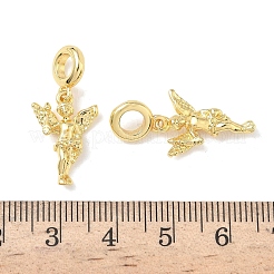 Европейские подвески-подвески в виде ангела из латуни&nbsp;KK-L256-35G