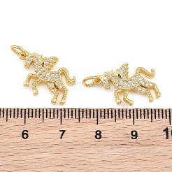 Pendentifs en laiton zircon cubique transparent&nbsp;CU-CBA765C-23G