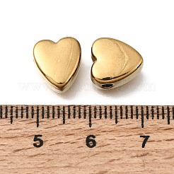 Perles d'espacement en acier inoxydable 304 pour la Saint-Valentin&nbsp;STAS-L315-075G-02