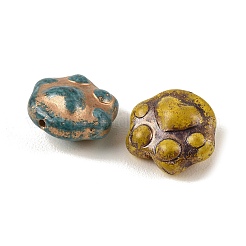 Perles de verre de peinture de cuisson&nbsp;DGLA-G004-02E